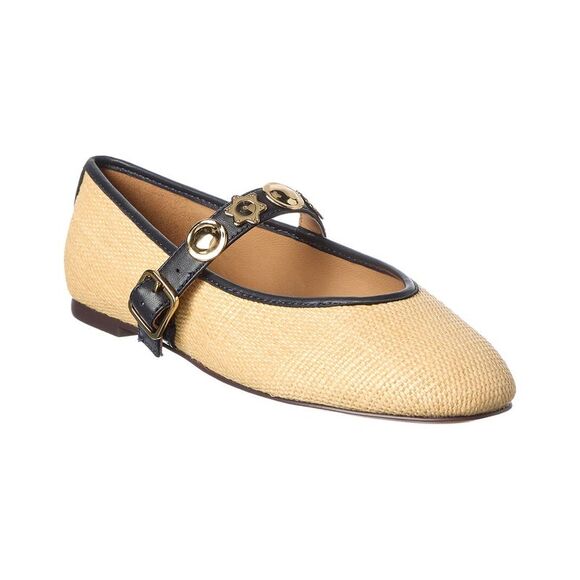 Madewell Shoes - Madewell Hera Raffia Mary Jane, Brown